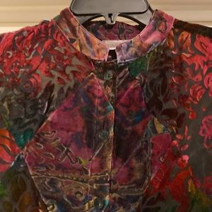 Chico’s long length multi color top